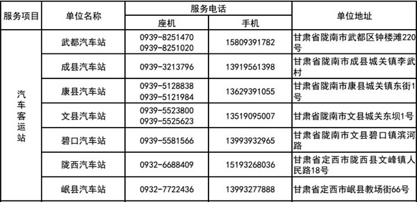不忘初心，與您同行——隴運(yùn)集團(tuán)各汽車(chē)站助力節(jié)后返崗！